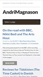 Mobile Screenshot of andrimagnason.com